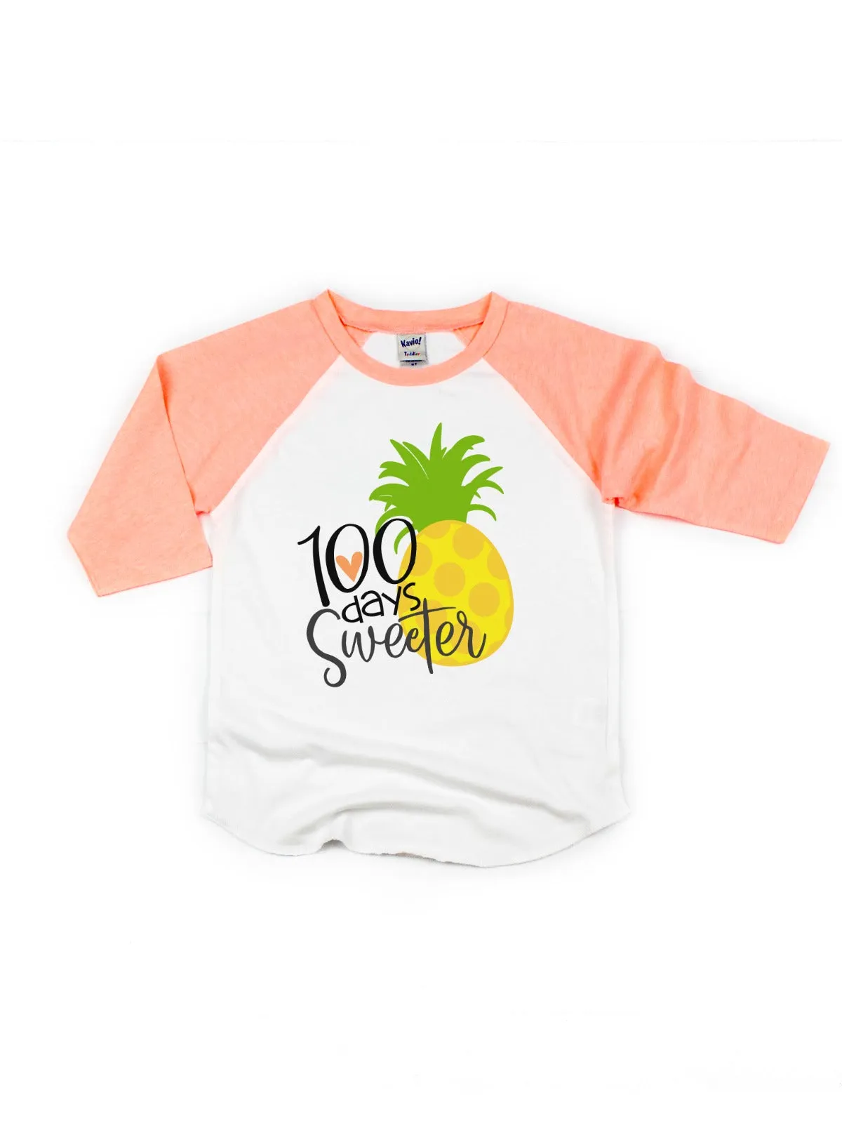 100 Days Sweeter Pineapple Raglan