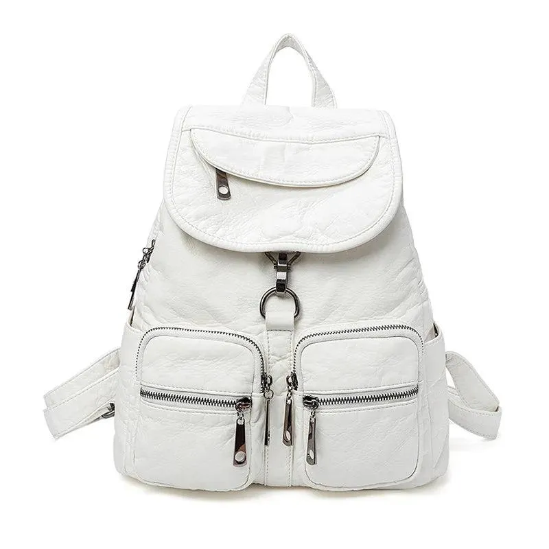 2158 Women's Cool Backpack  - Soft Leather Shoulder Bag