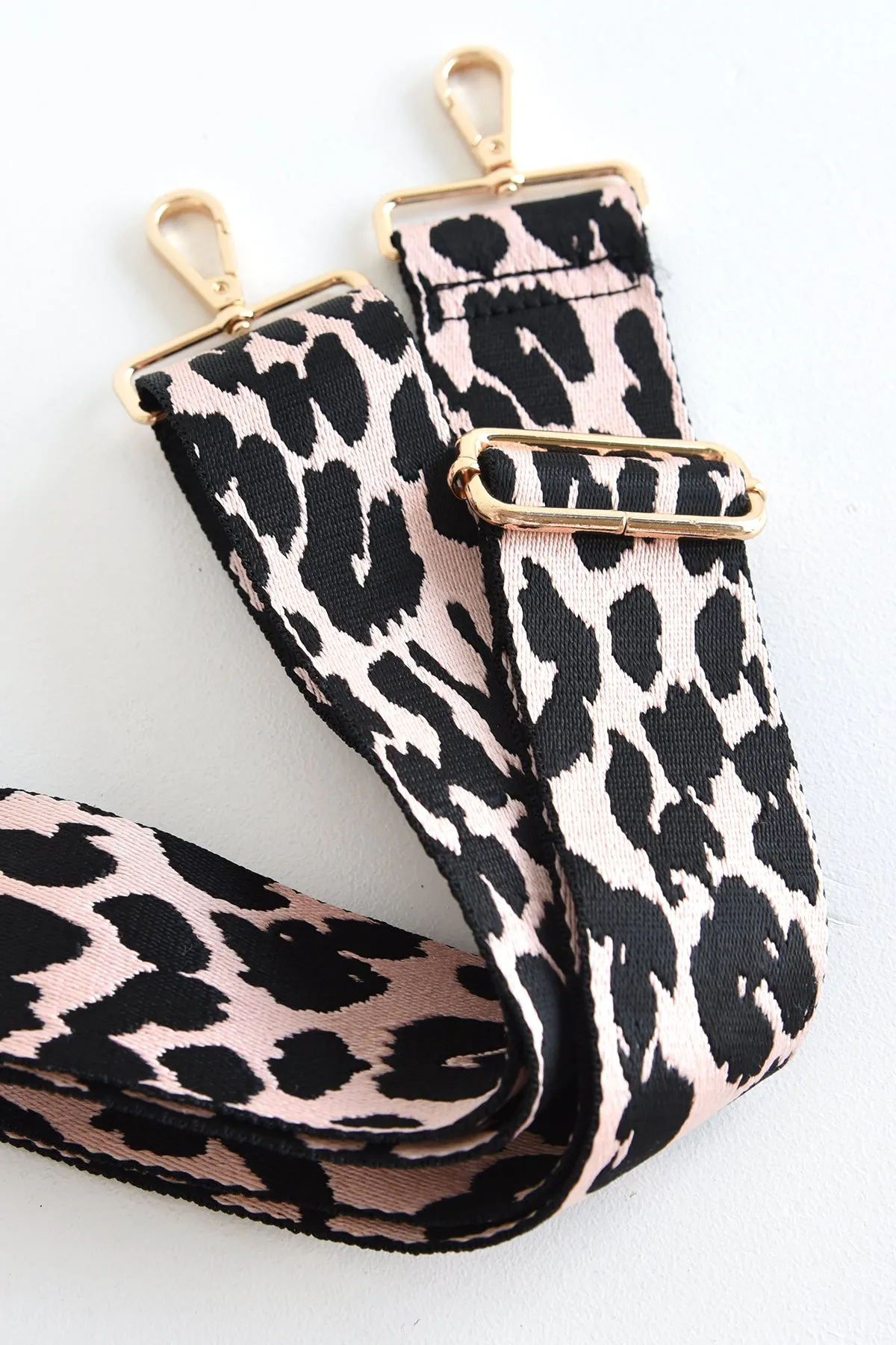 AHDORNED BLUSH LEOPARD STRAP