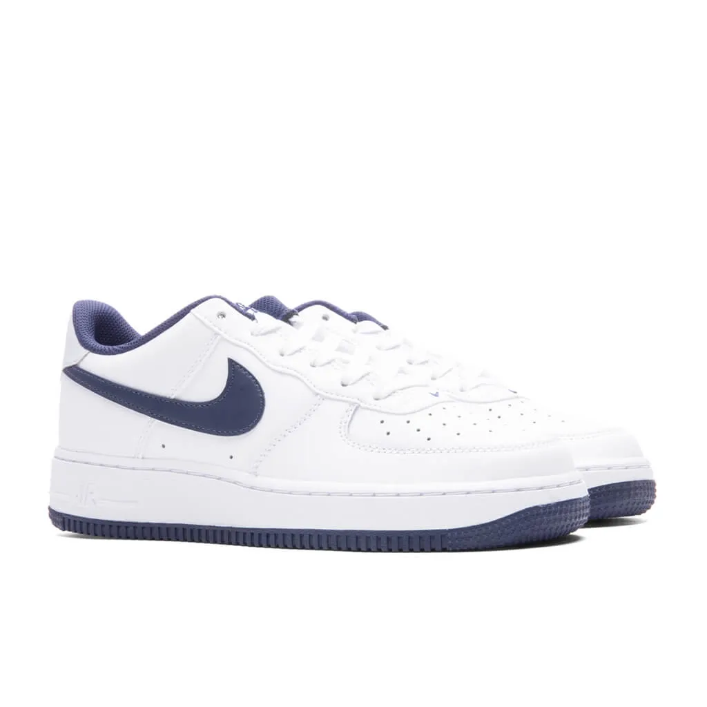 Air Force 1 LV8 2 (GS) - White/Midnight Navy/Football Grey