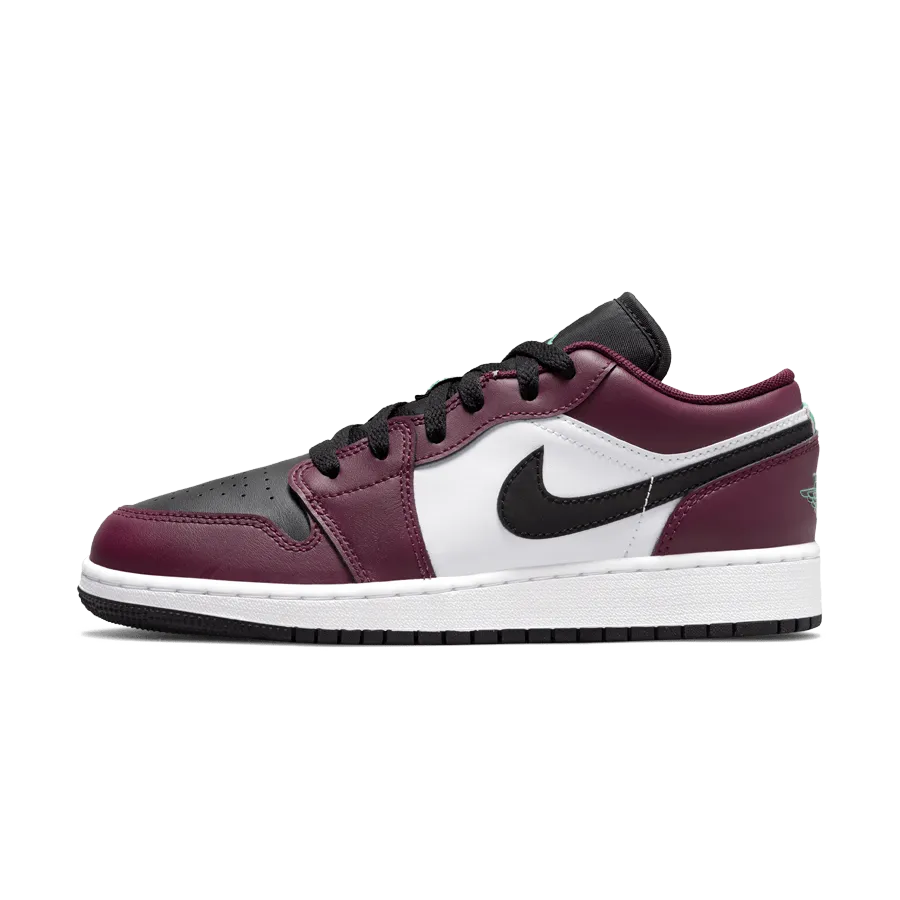 Air Jordan 1 Low GS 'Dark Beetroot Roma Green'