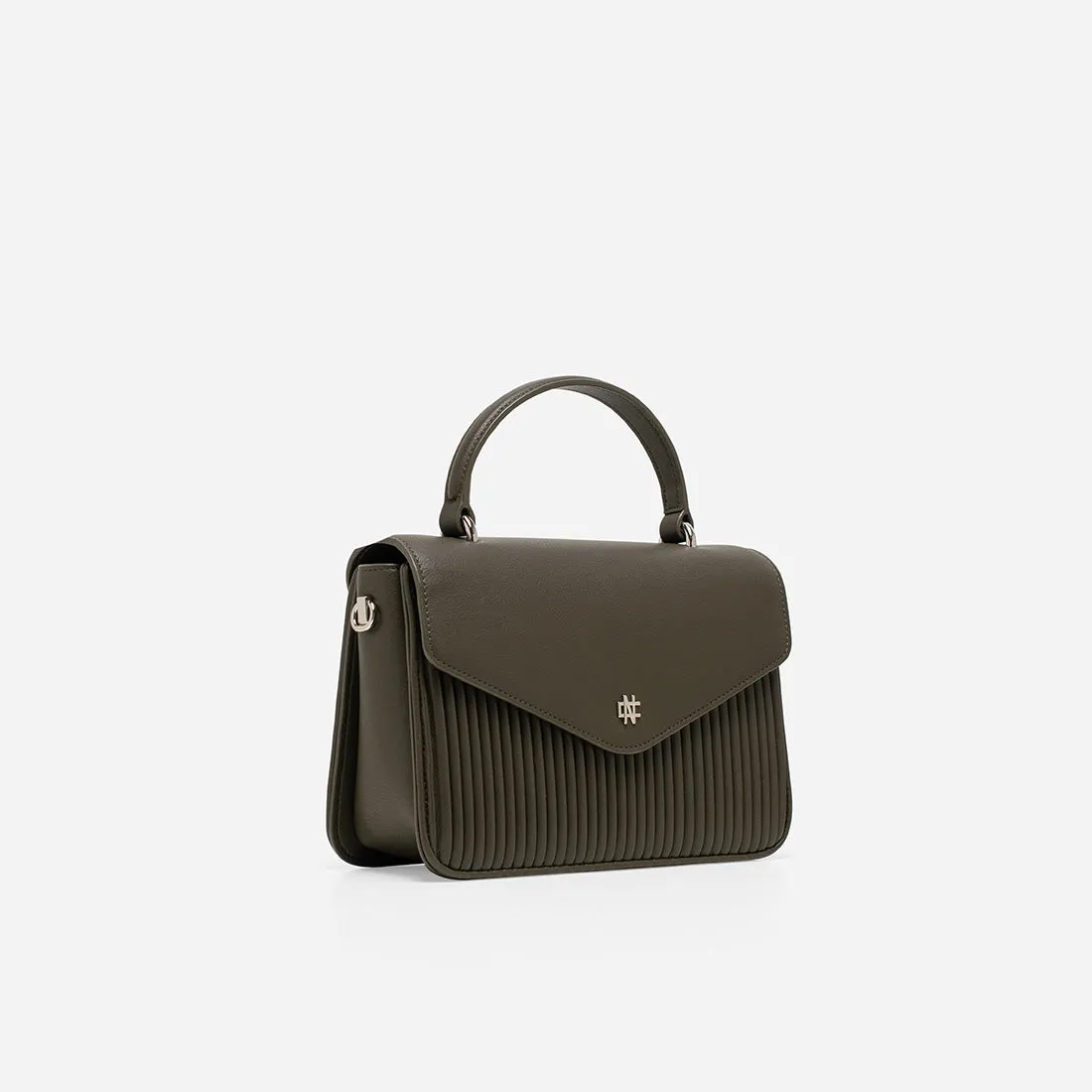 Alba Pleated Handbag