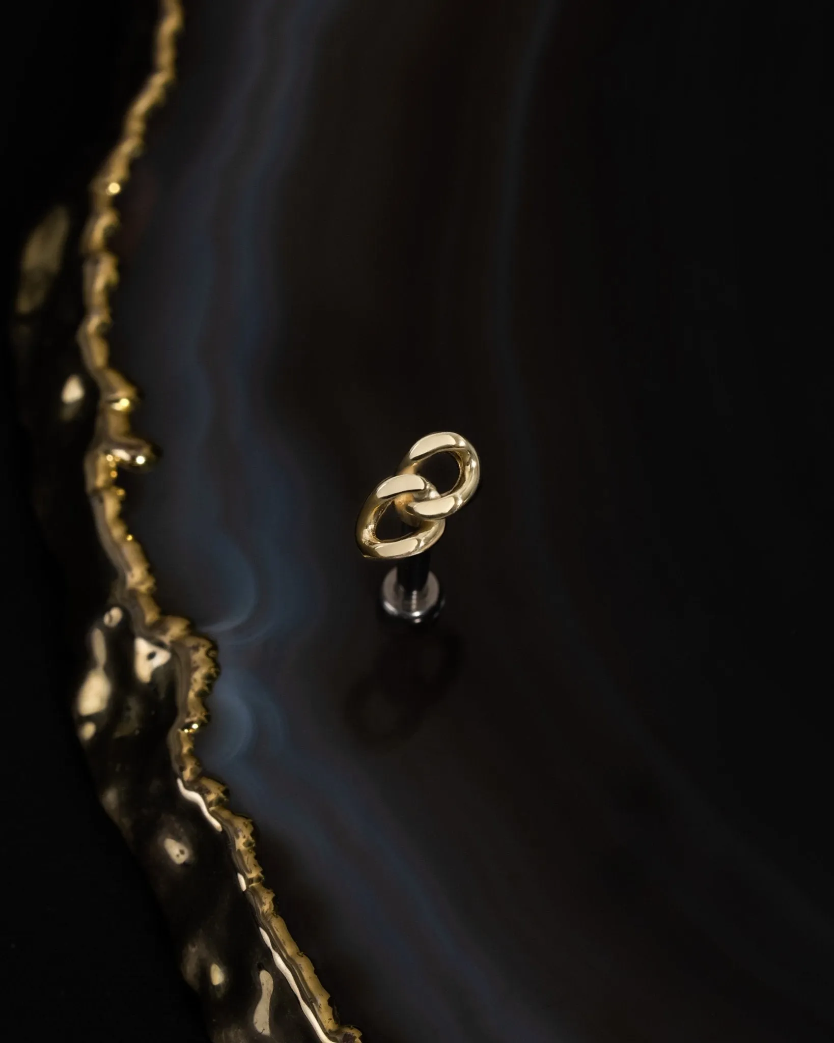 Alex Chain Threadless End (14K Gold)