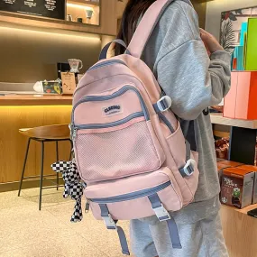 BACK TO SCHOOL  Fashion Bookbag for Girls High School Bag Schoolbag Boy Black Backpack Women Kawaii Mochila Teens Cute Travel Rucksack