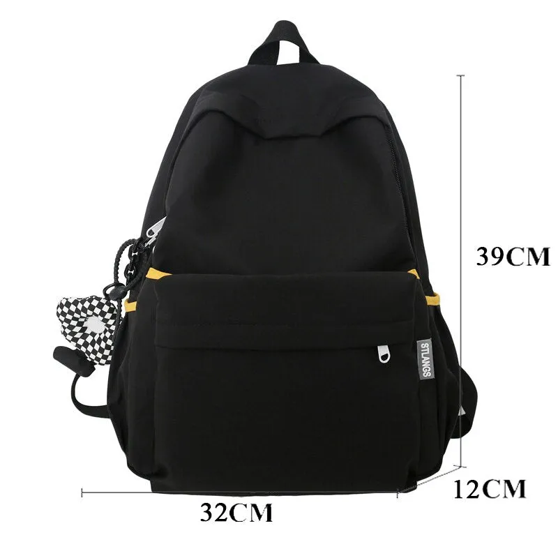 Back to school  Fashion Women Mochila Travel Shoulder Bag Girls Cute Bookbag Laptop Rucksack for Schoolbag Teen Backpack Student Solid