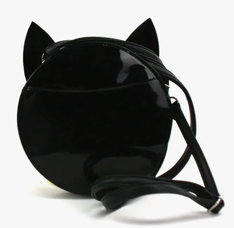 Bag - Mystical Black Cat Face Crossbody Bag