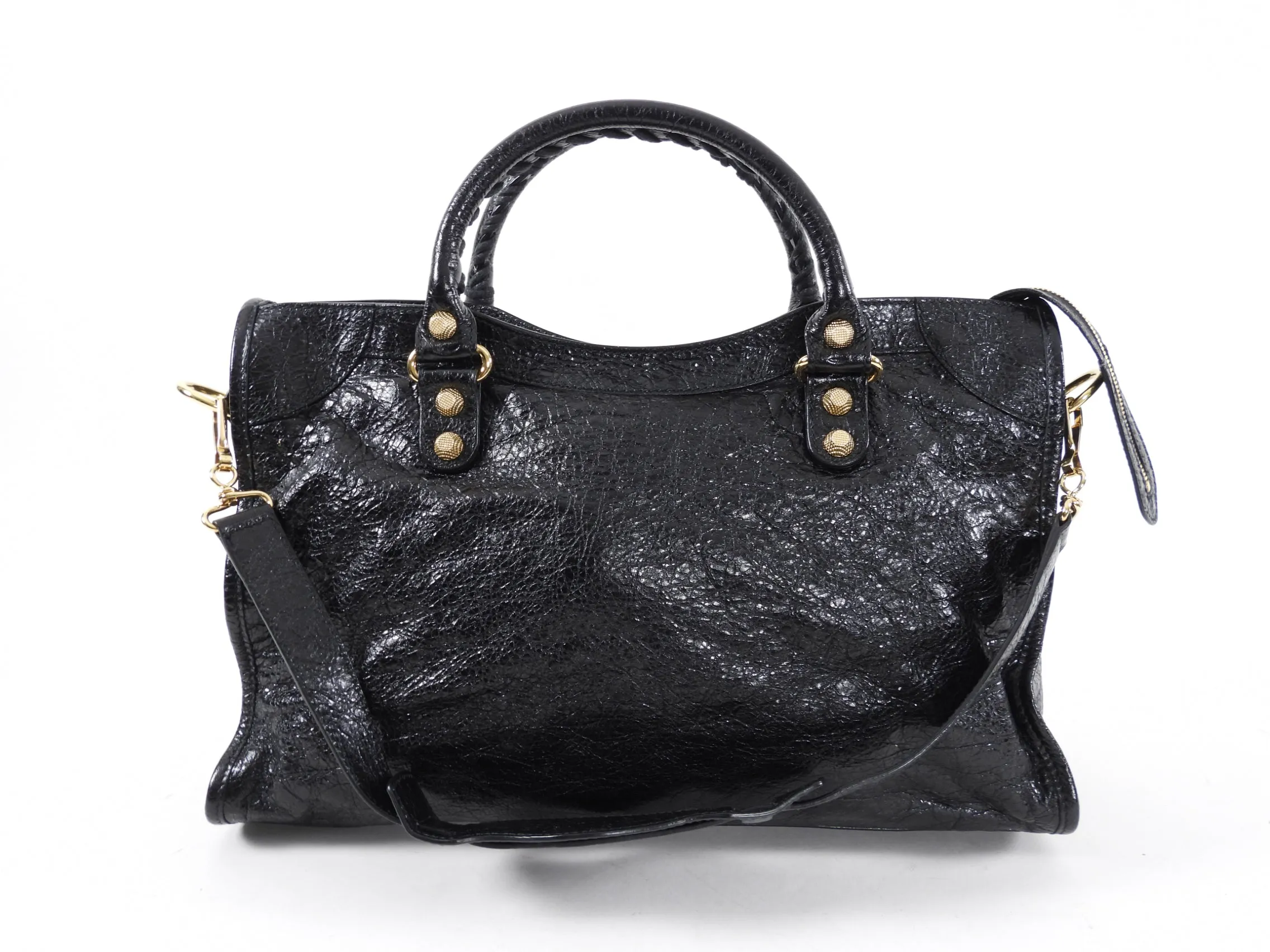 Balenciaga Black Giant 12 GHW Classic City Bag