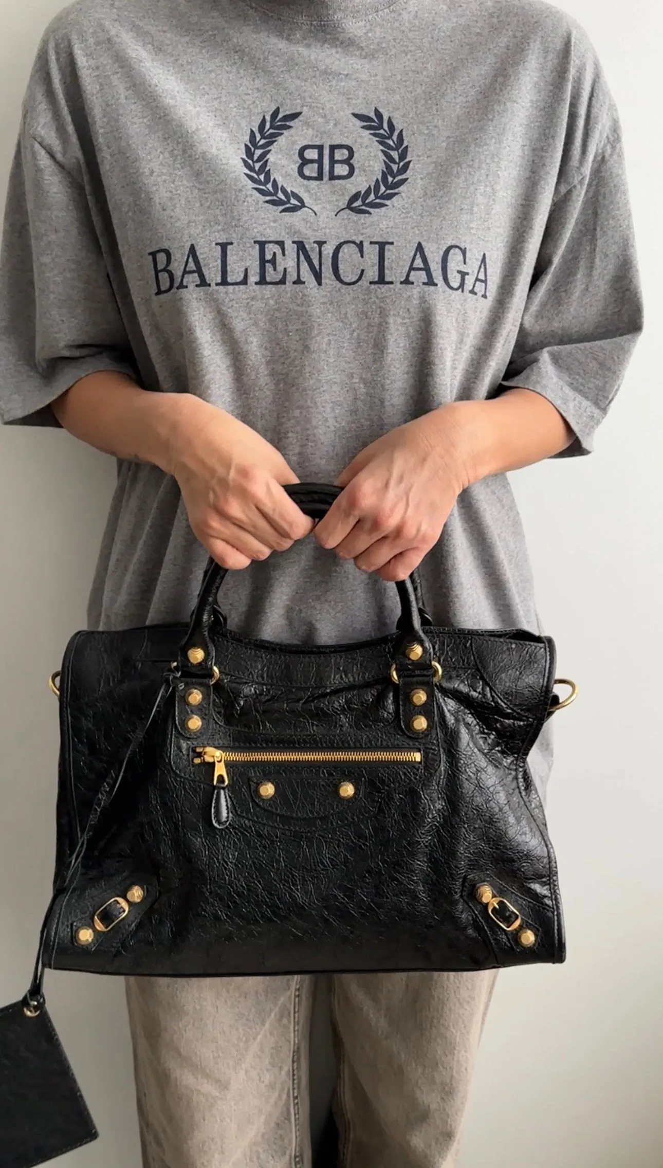 Balenciaga Black Giant 12 GHW Classic City Bag