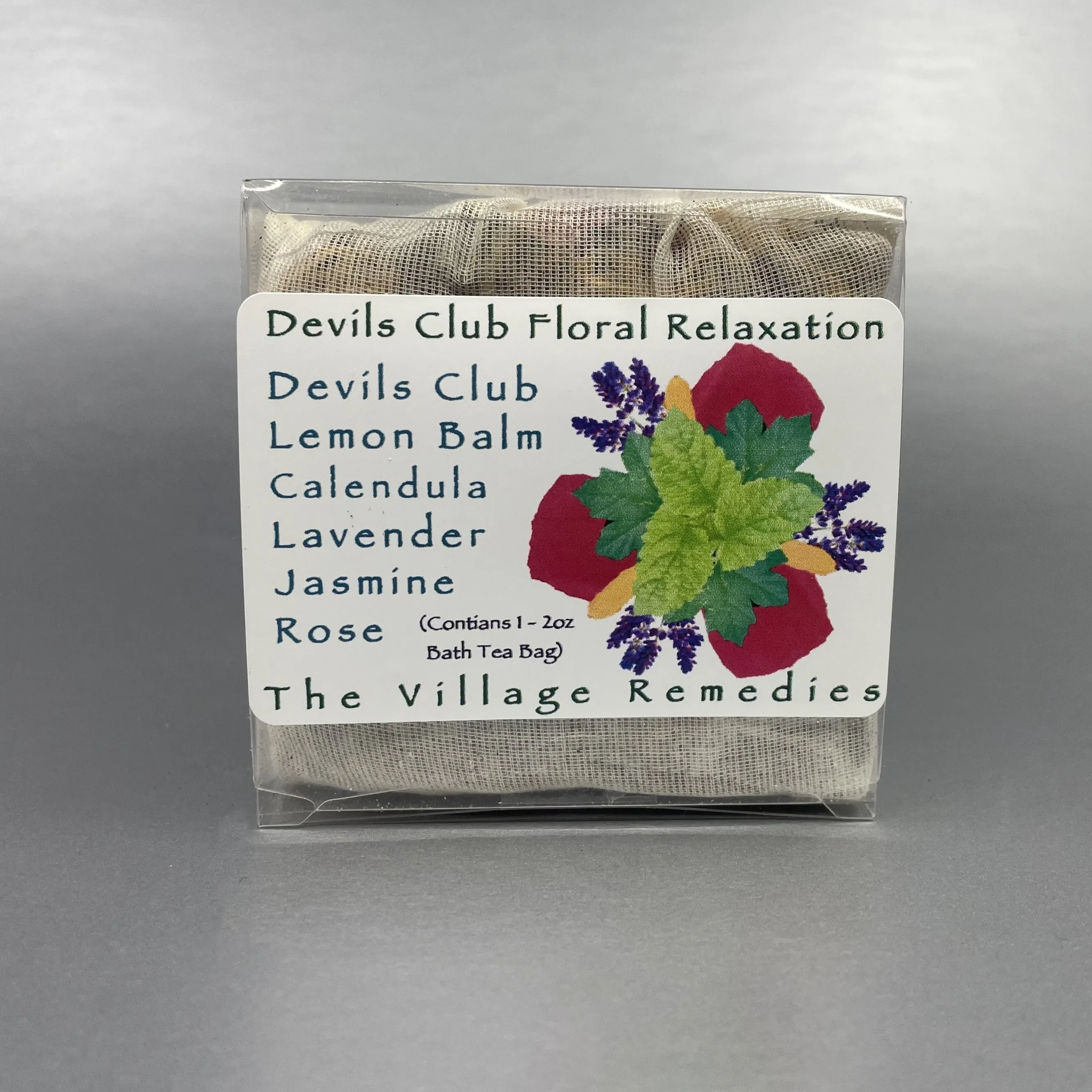 Bath Bag - The Village Remedies; Floral Relaxation