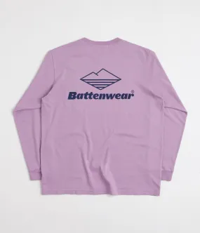 Battenwear Team Pocket Long Sleeve T-Shirt - Lavender