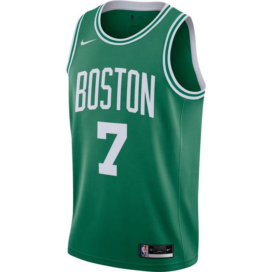 Boston Celtics Jaylen Brown Nike 2020-21 Swingman Icon Jersey Mens - Green | Ireland T9231X9