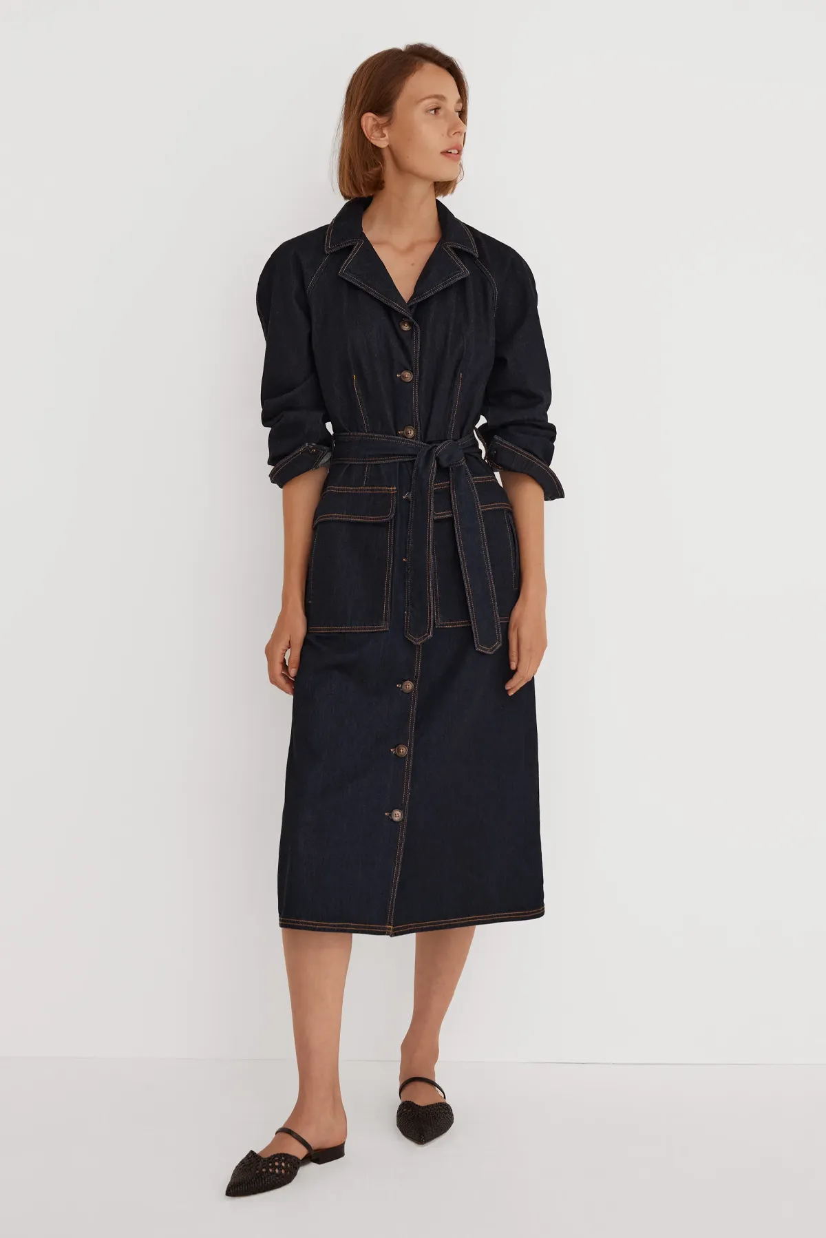 BOSTON DENIM SHIRT DRESS