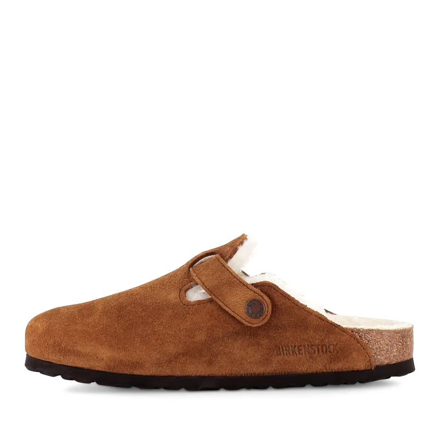 BOSTON SHEARLING NARROW - MINK SUEDE LEATHER