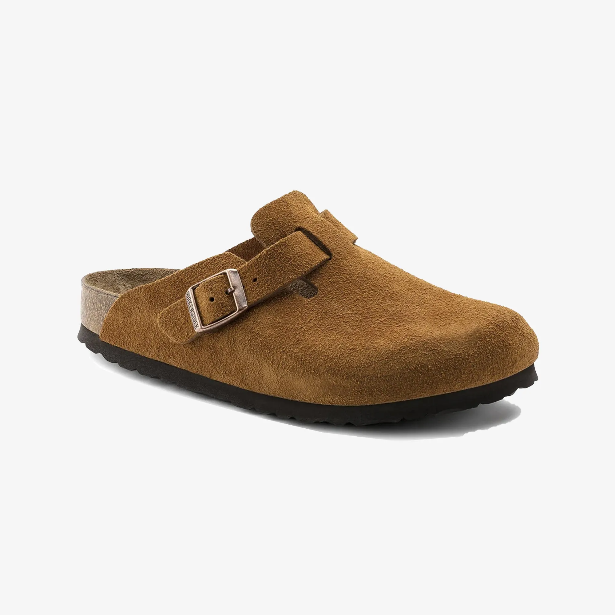 BOSTON SOFT FOOTBED SUEDE LEATHER 'BROWN/MINK'