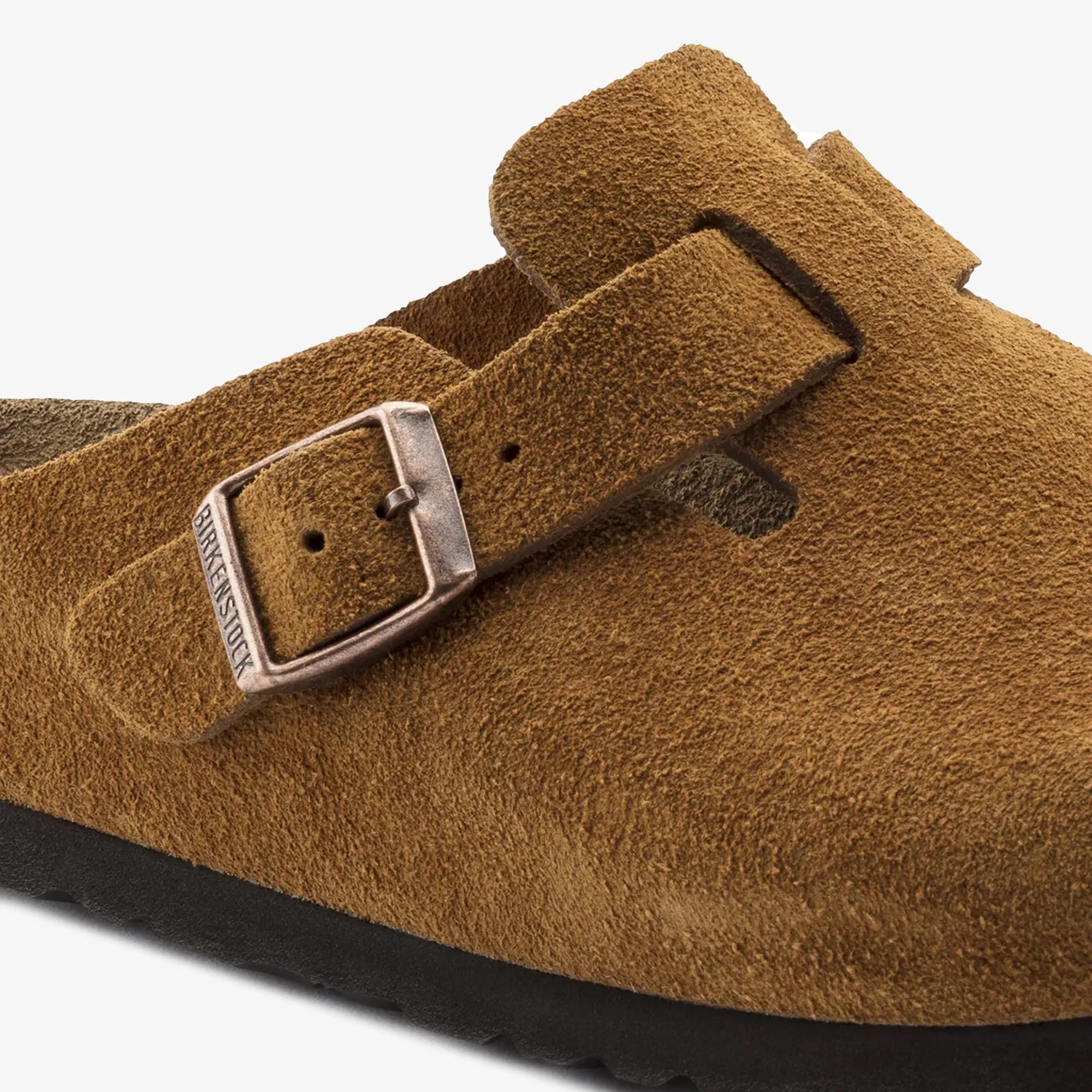 BOSTON SOFT FOOTBED SUEDE LEATHER 'BROWN/MINK'