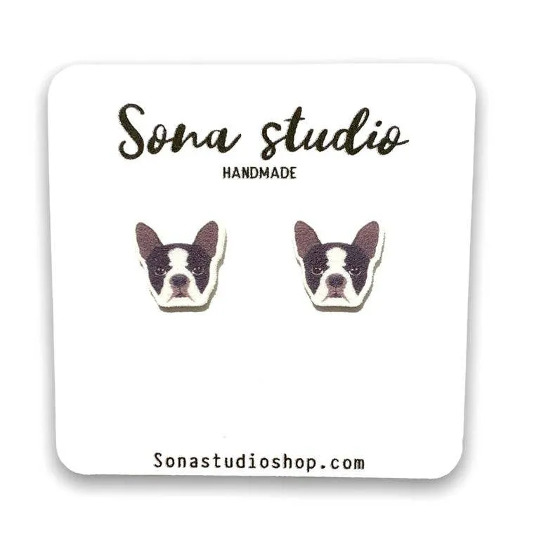 Boston Terrier Earrings