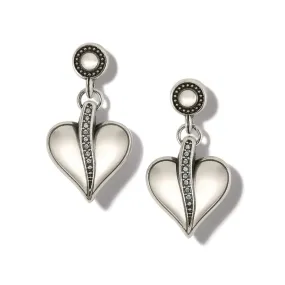 Brighton Precious Heart Post Drop Earrings