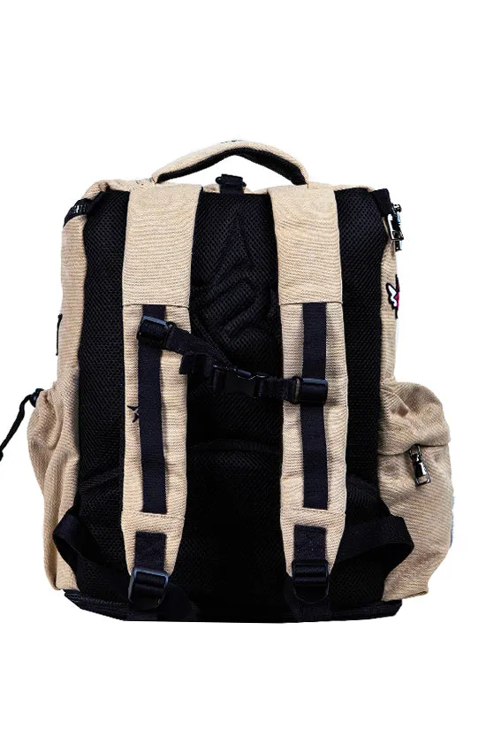 Camel Rebel Hero Plus Backpack with Patches