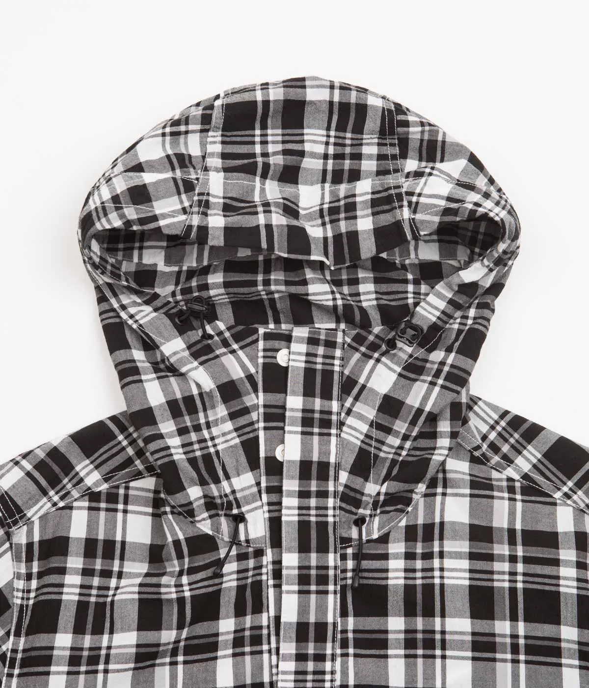 Cayl Light Cotton Hoodie - Black Check