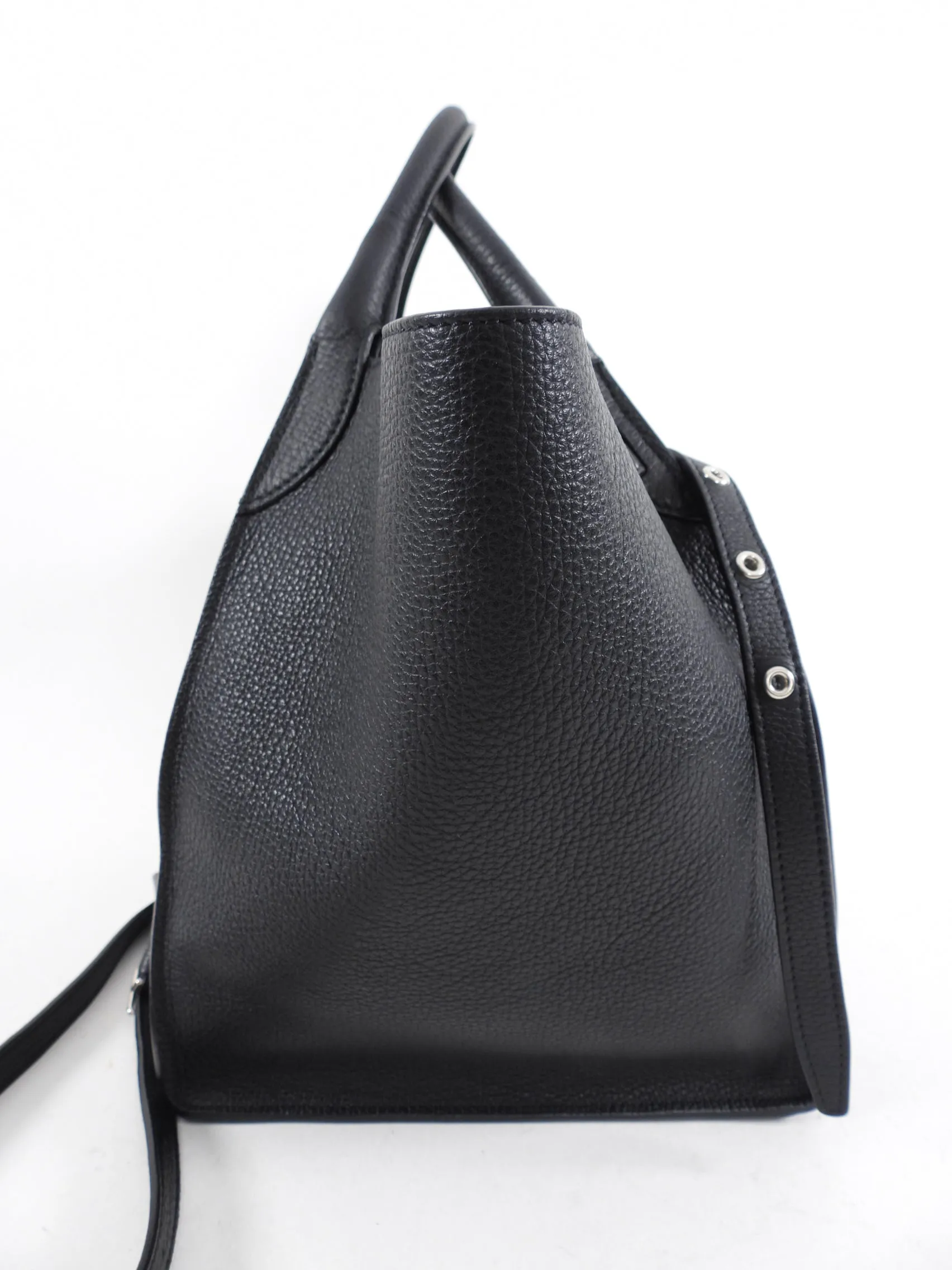 Celine Black Leather Small Big Bag Tote Bag