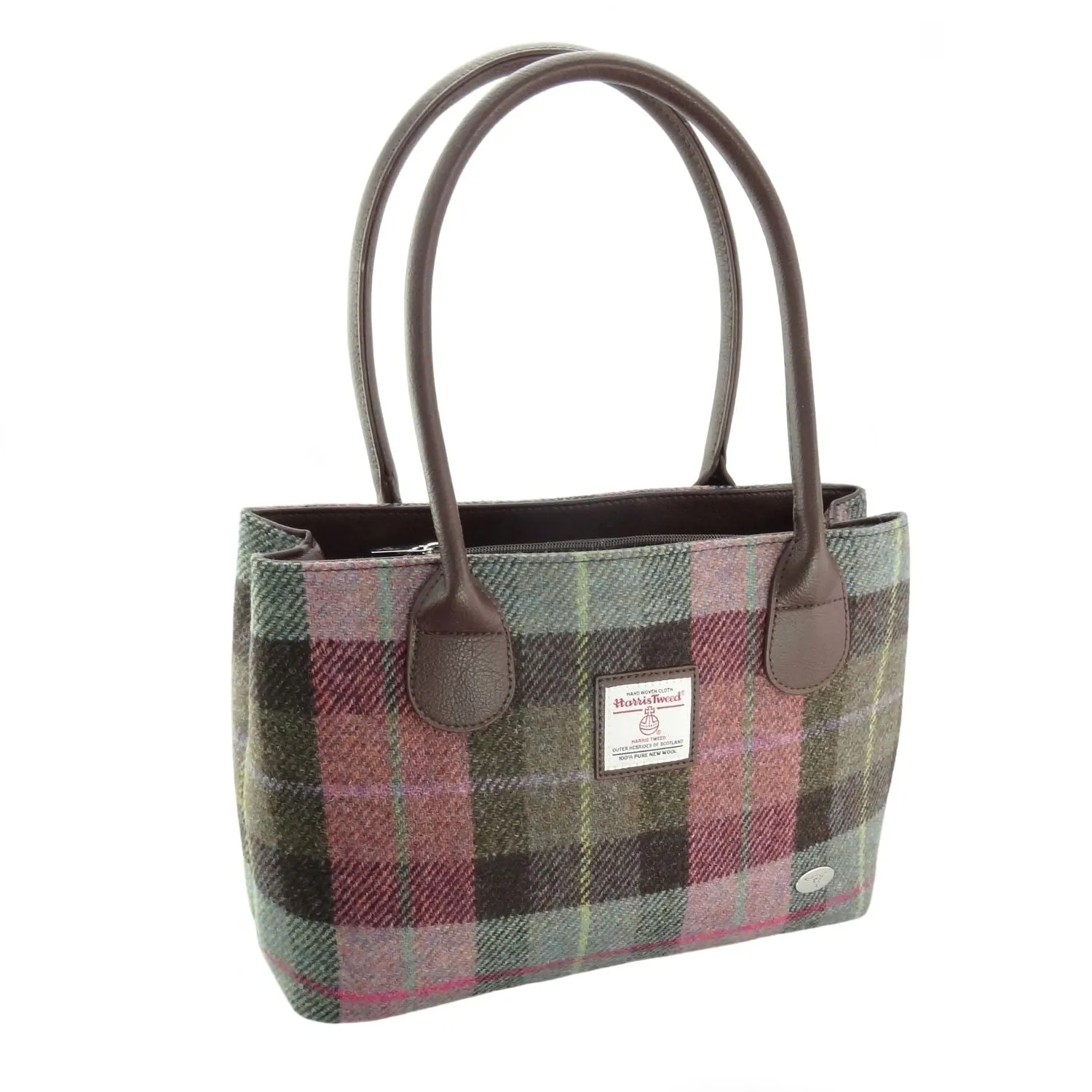 Classic Handbag 'Cassley' with Harris Tweed