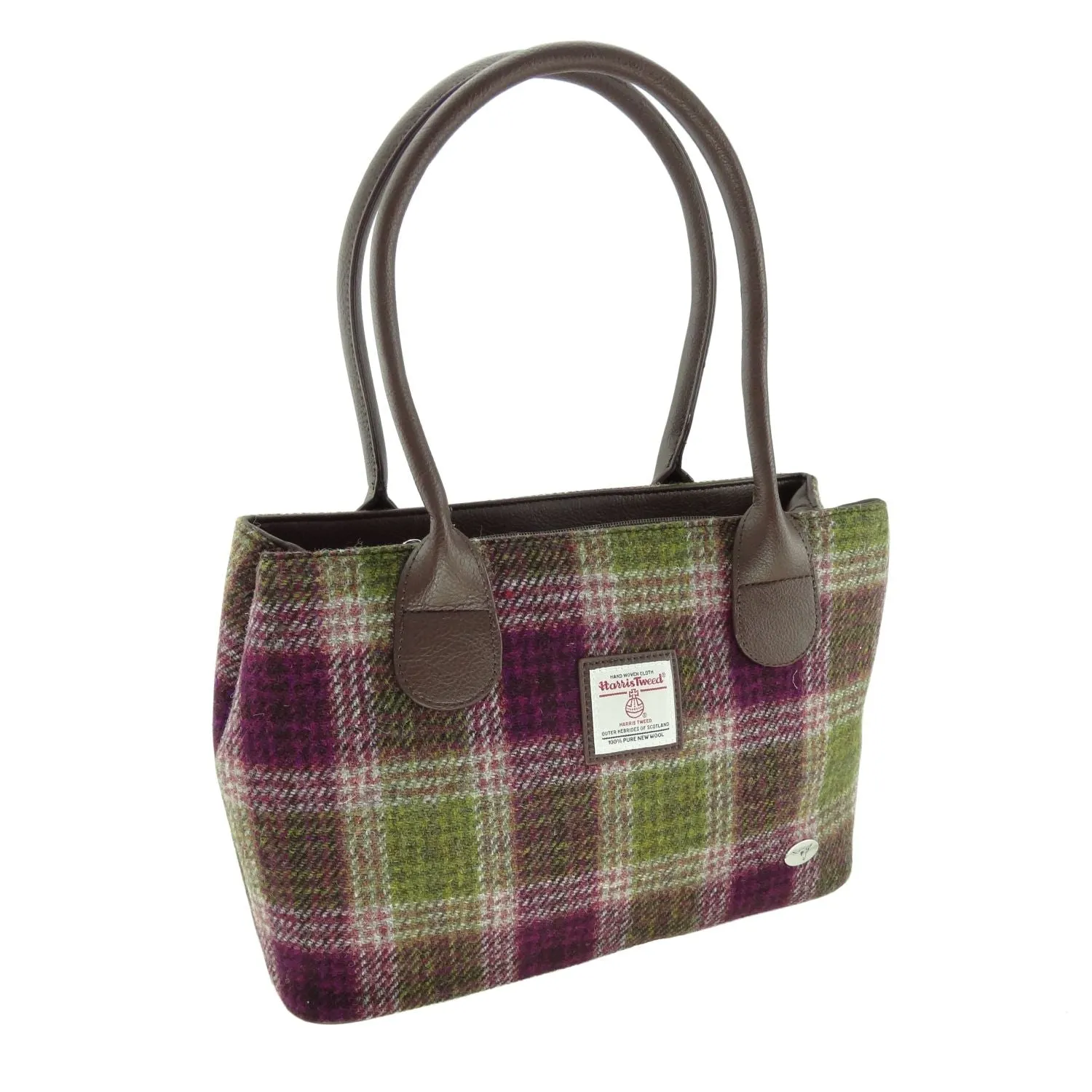 Classic Handbag 'Cassley' with Harris Tweed