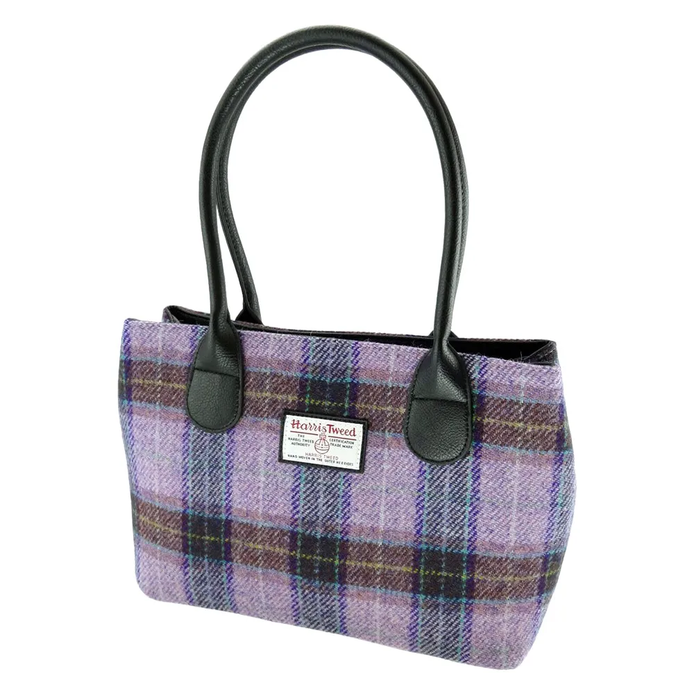 Classic Handbag 'Cassley' with Harris Tweed