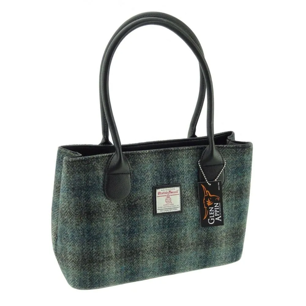 Classic Handbag 'Cassley' with Harris Tweed