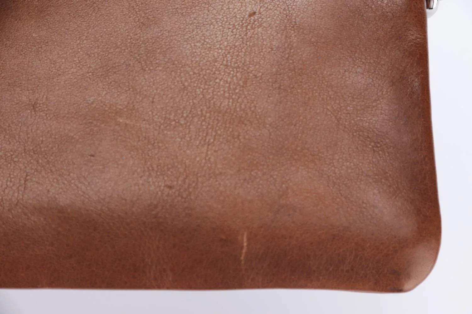 Coach Camel Brown Leather Pouch