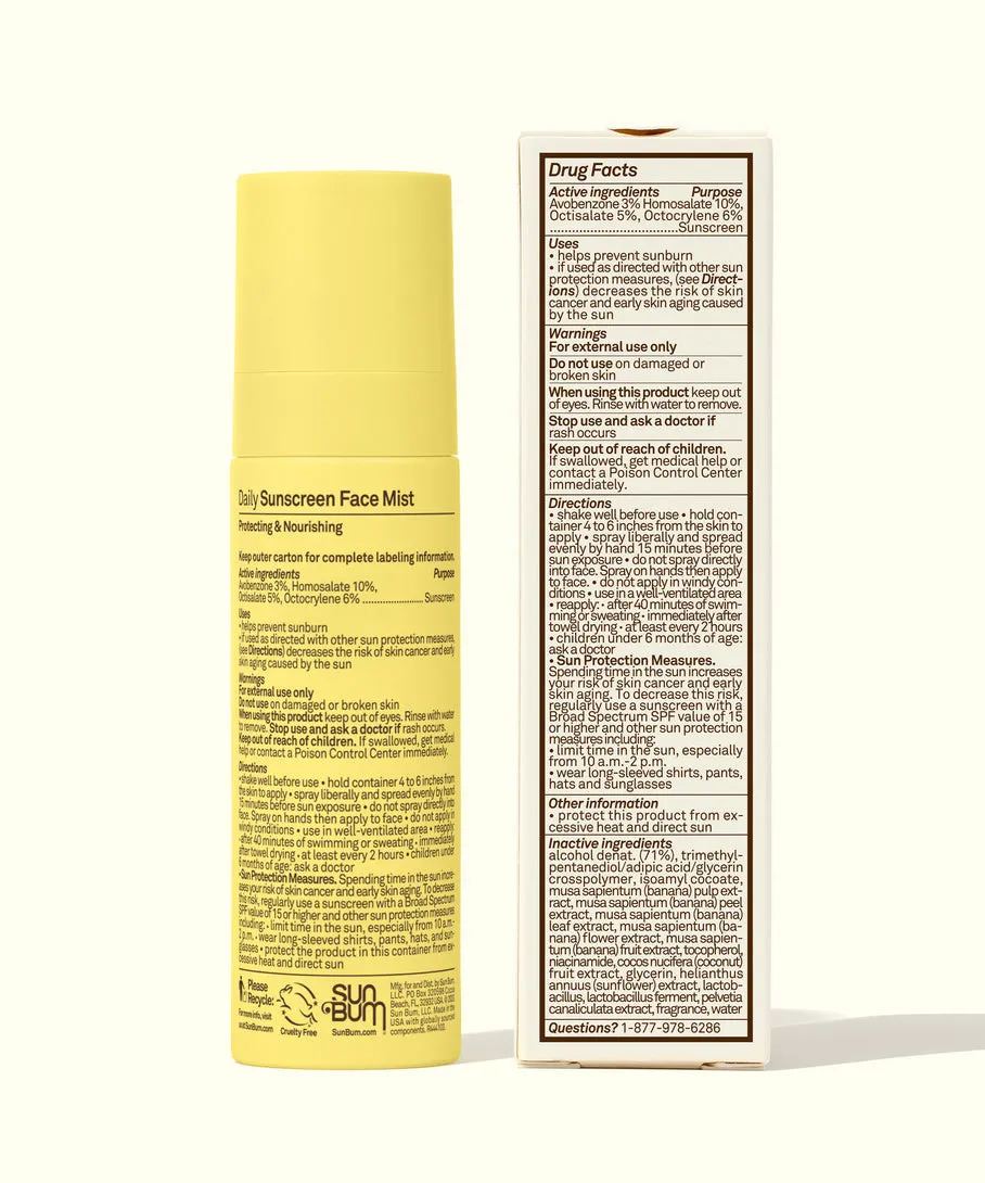 Daily Sunscreen SPF 30 Face Mist 2.5 Oz