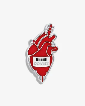 Donate (Cardiac Blood Bag) Lapel Pin