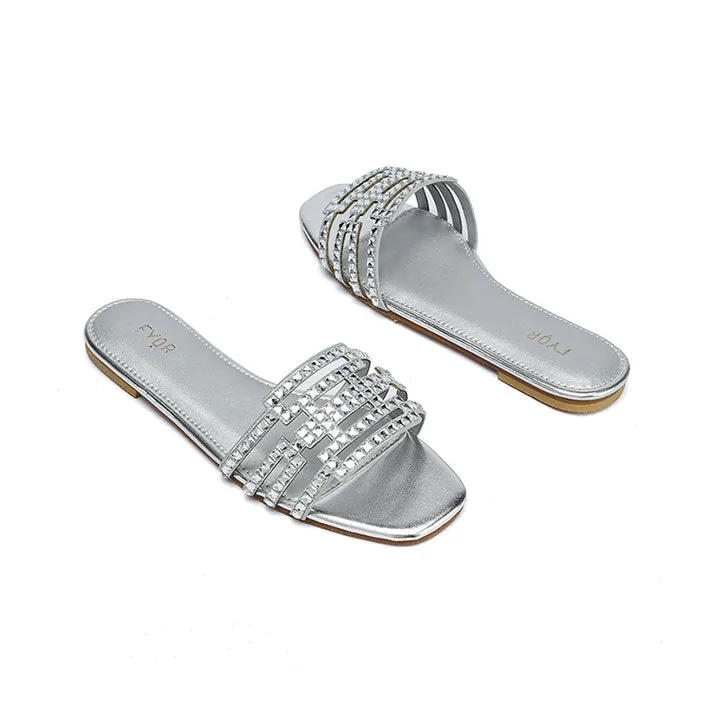 Embellished Slide Sandal MY 329