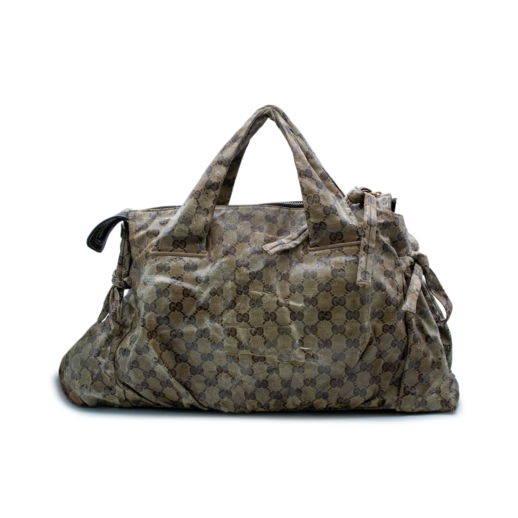 Gucci Gg Hysteria Tote Beige Leather Ladies Handbag