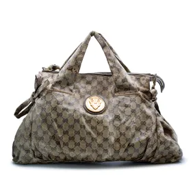 Gucci Gg Hysteria Tote Beige Leather Ladies Handbag