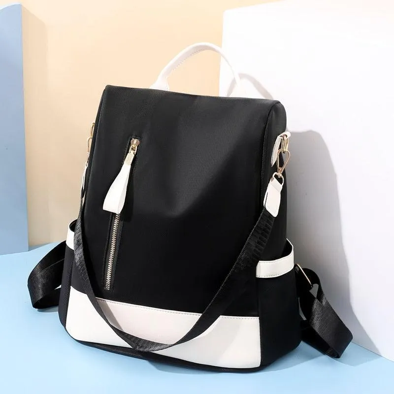 GZ223 Women's Cool Waterproof Oxford Anti-theft Shoulder Bag Backpack