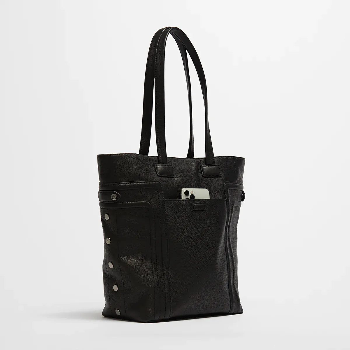 Hammitt OTIS Black Leather Tote