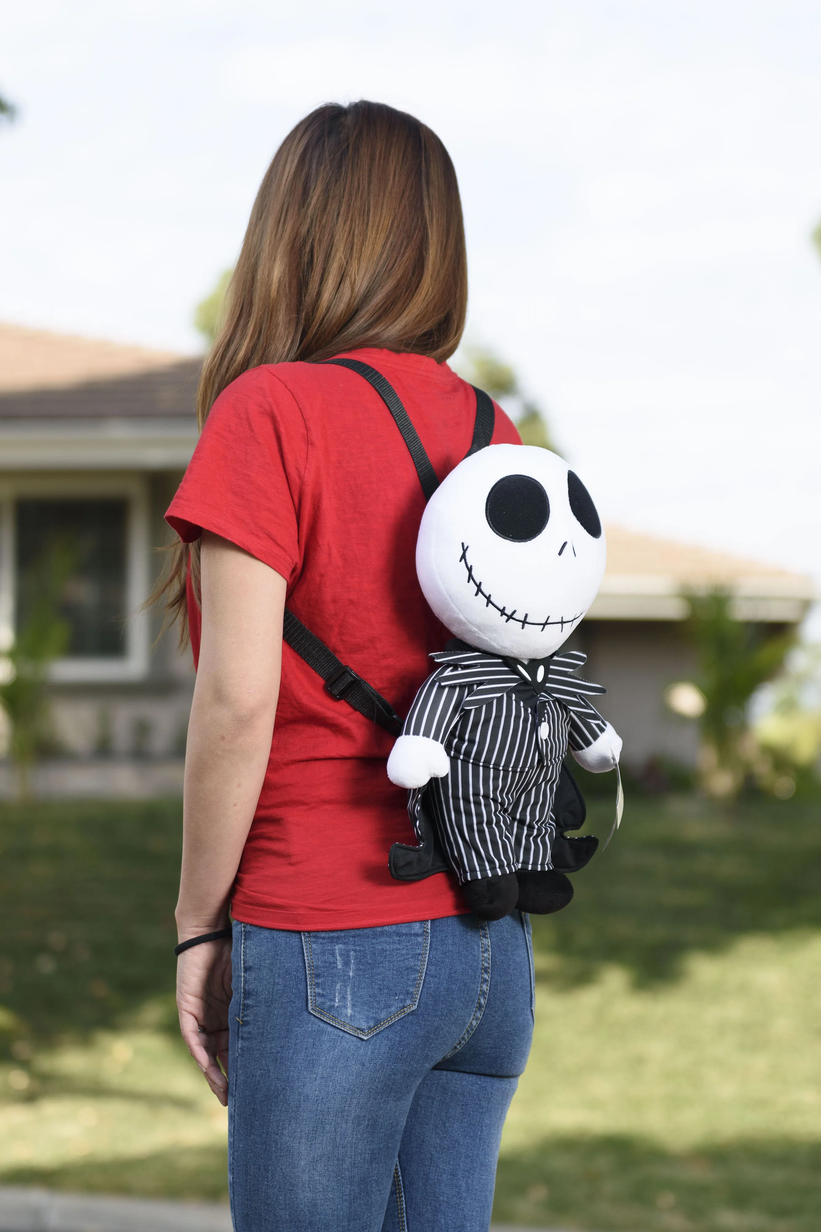 Jack Skellington plush backpack