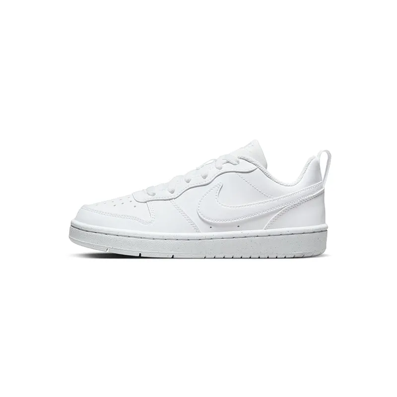 Kid's Grade School Court Borough Low Recraft White/White/White