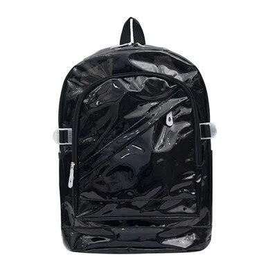 Large 6 Color Clear Waterproof School Backpack