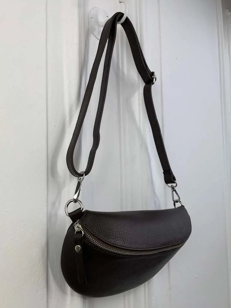 Leather Bumbag - Chocolate