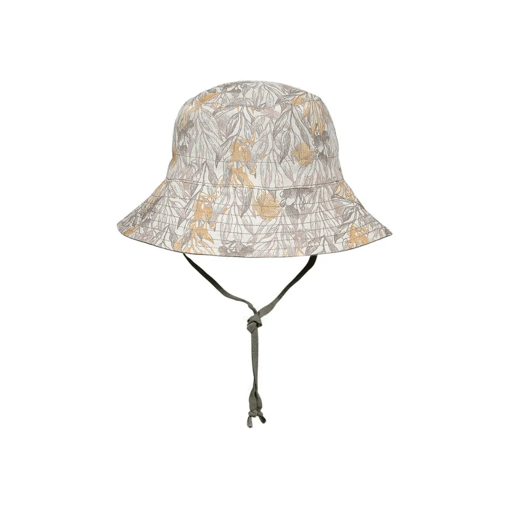 Linen bucket hat