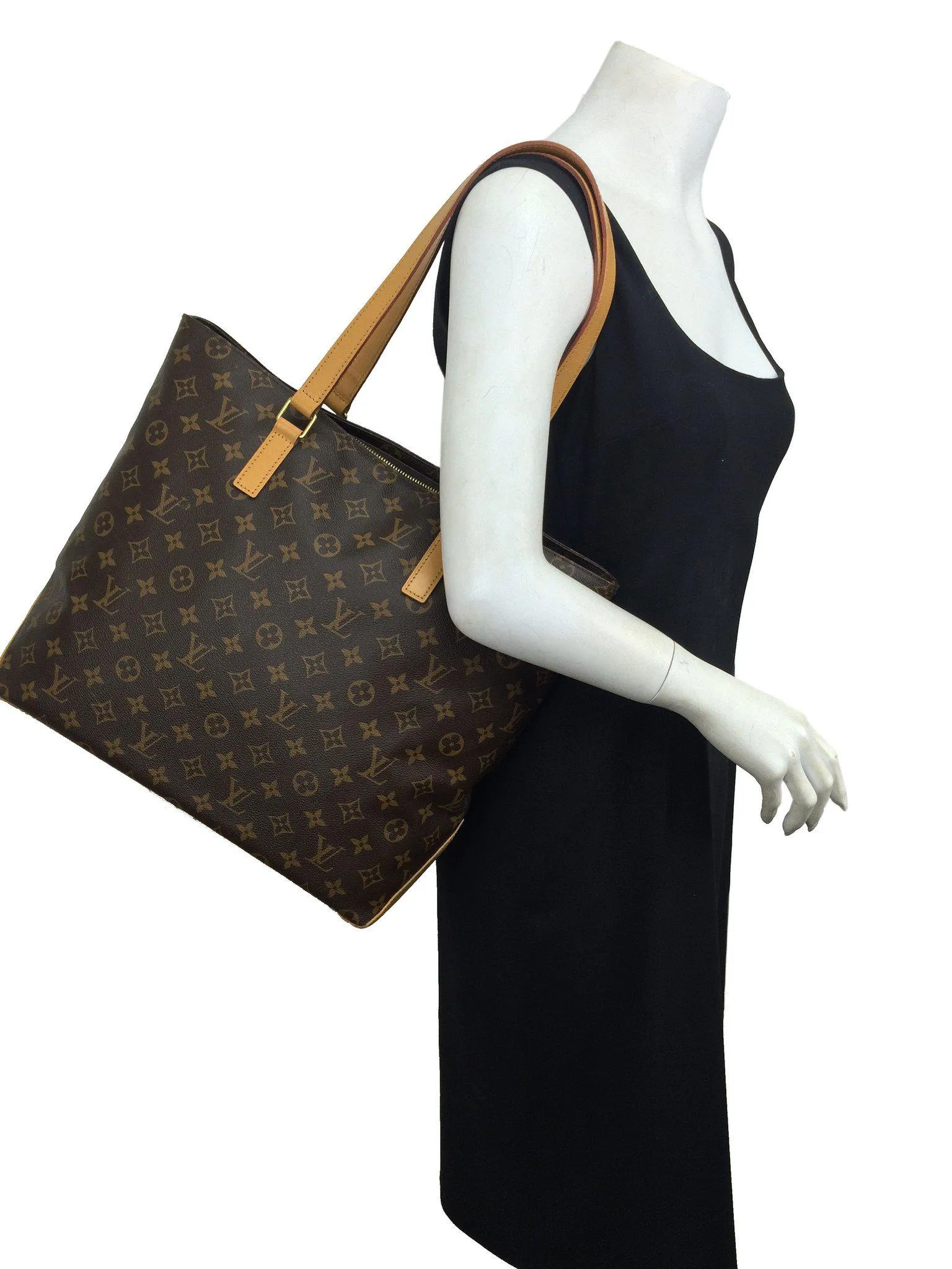 Louis Vuitton Monogram Canvas Cabas Mezzo Tote Bag