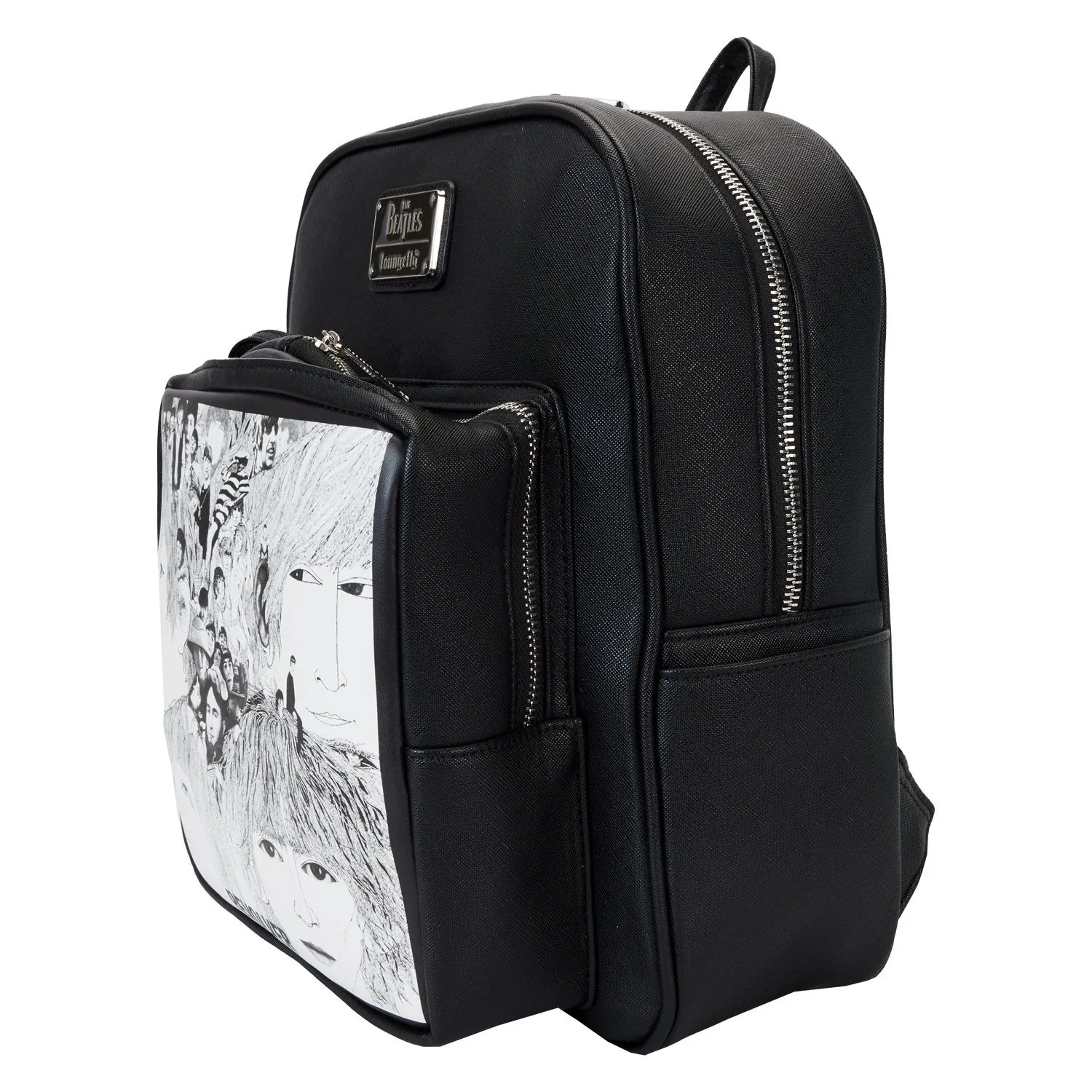 Loungefly The Beatles Revolver Album with Record Pouch Mini Backpack