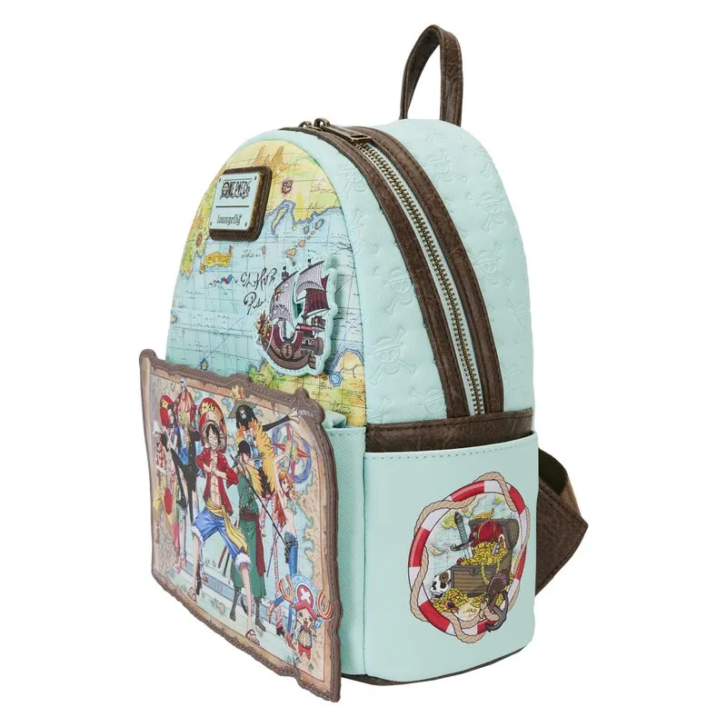 Loungefly Toei One Piece Luffy Gang Map Mini Backpack