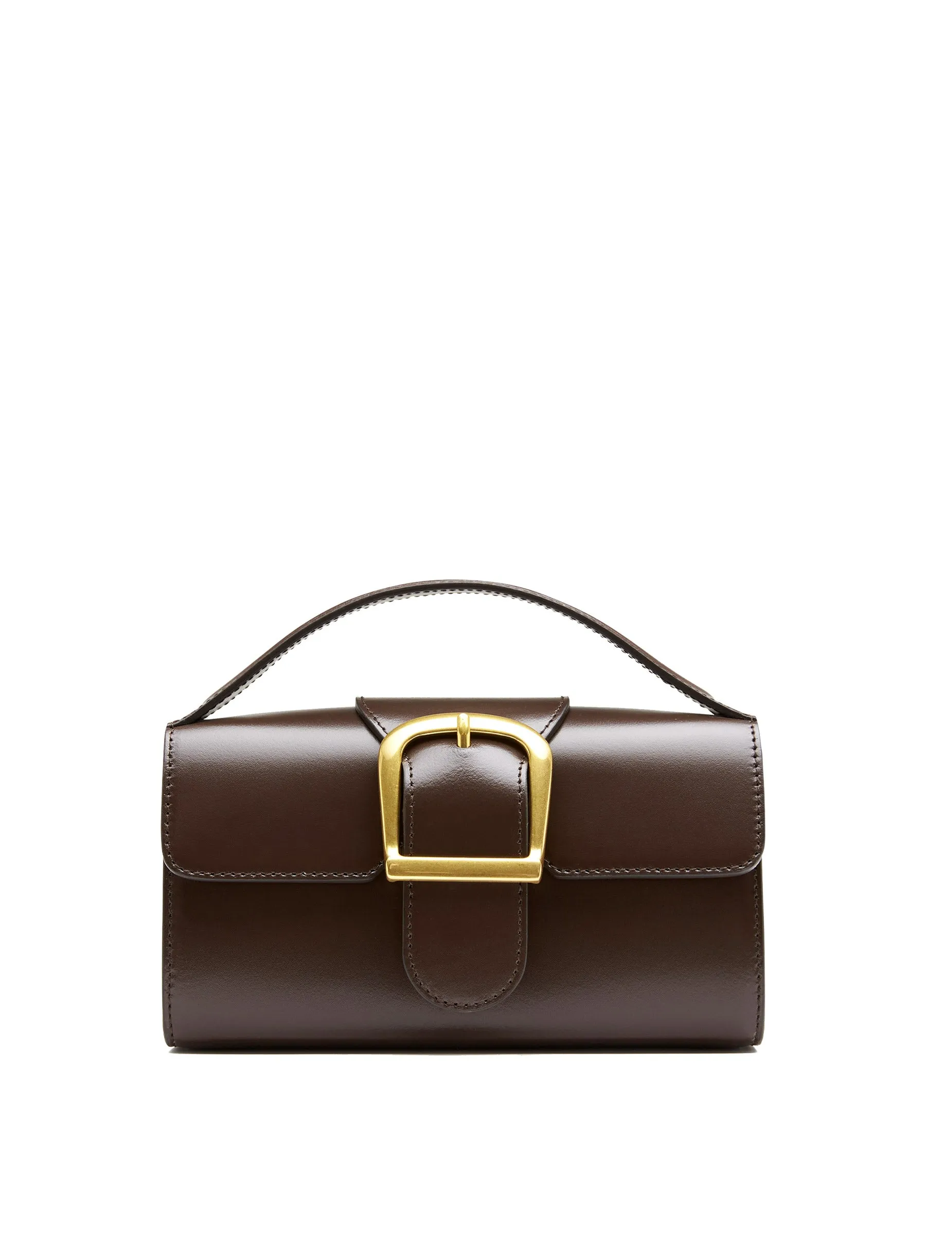 Mini Satchel With Flat Handle