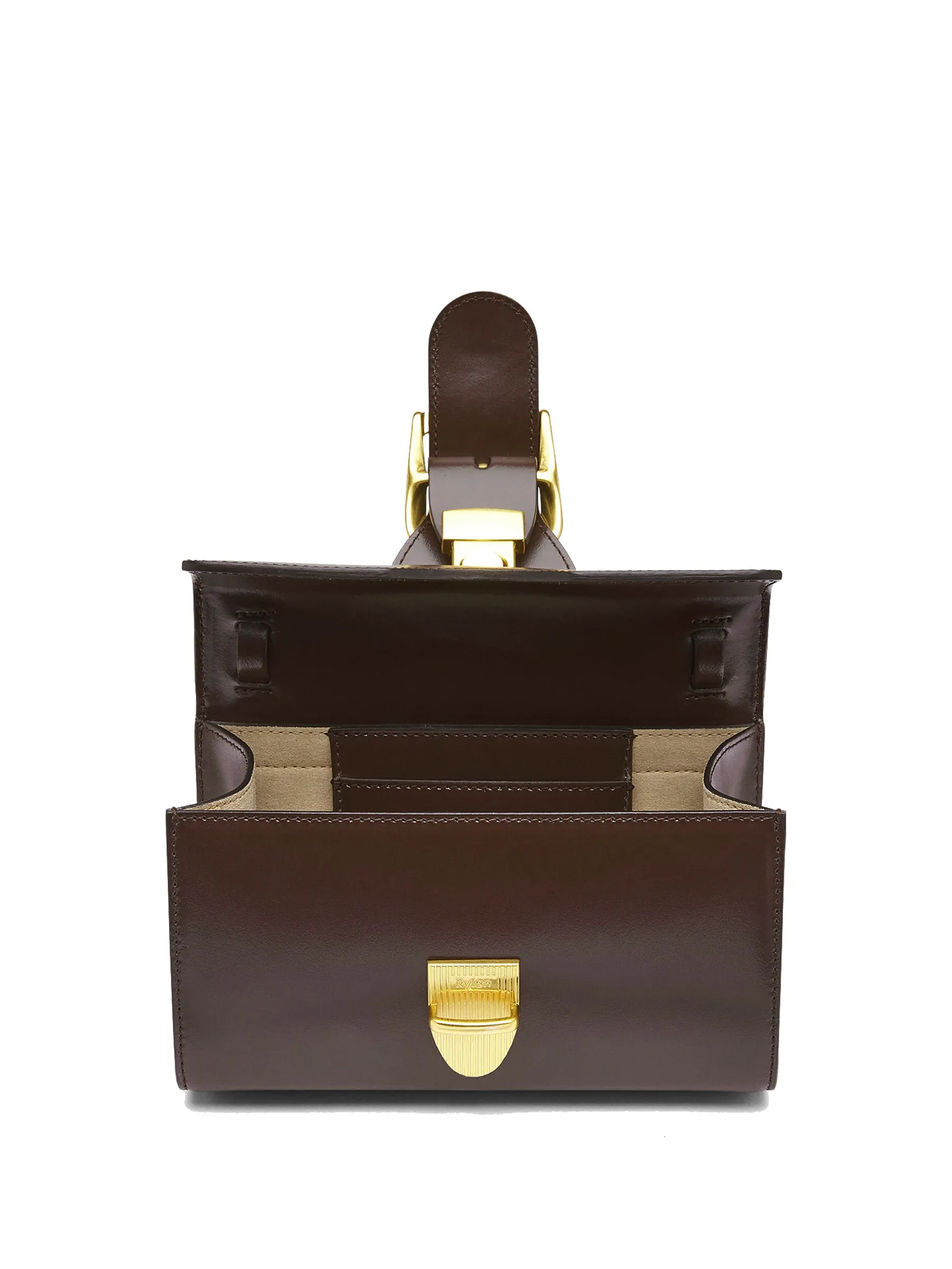 Mini Satchel With Flat Handle