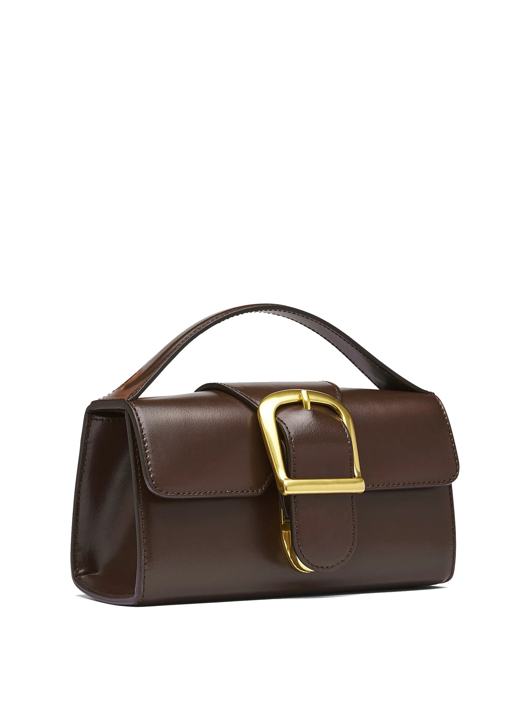 Mini Satchel With Flat Handle