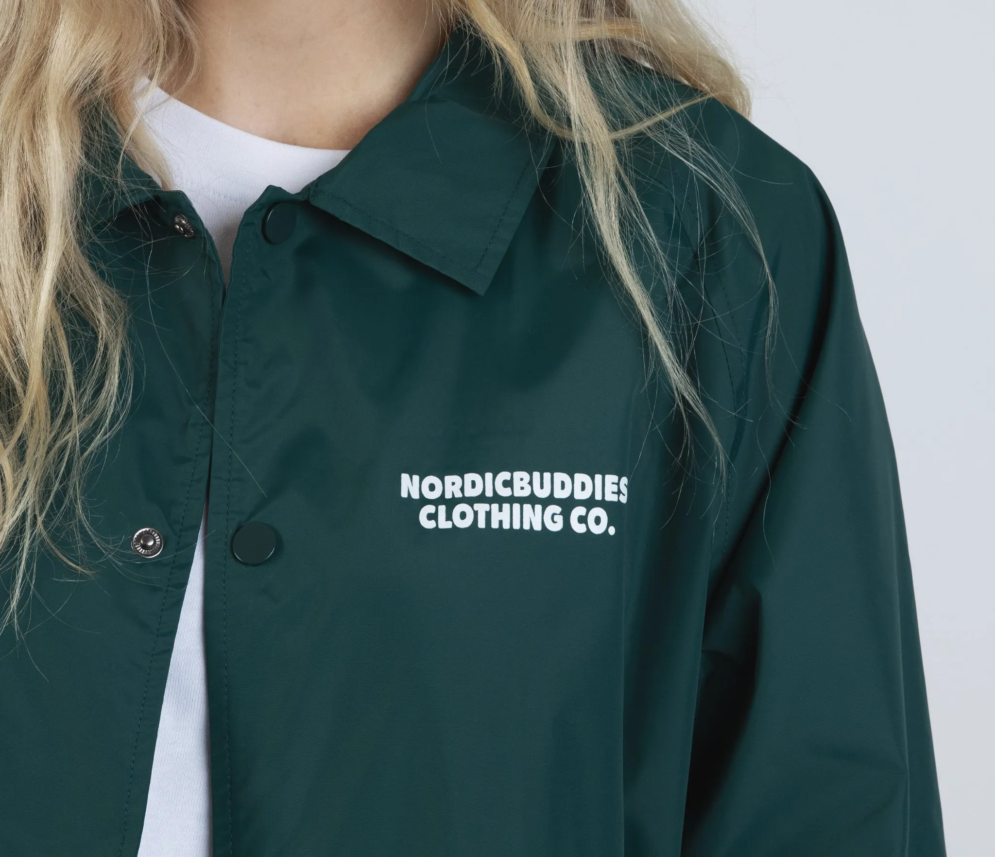 Moomintroll Coach Jacket - Forest Green