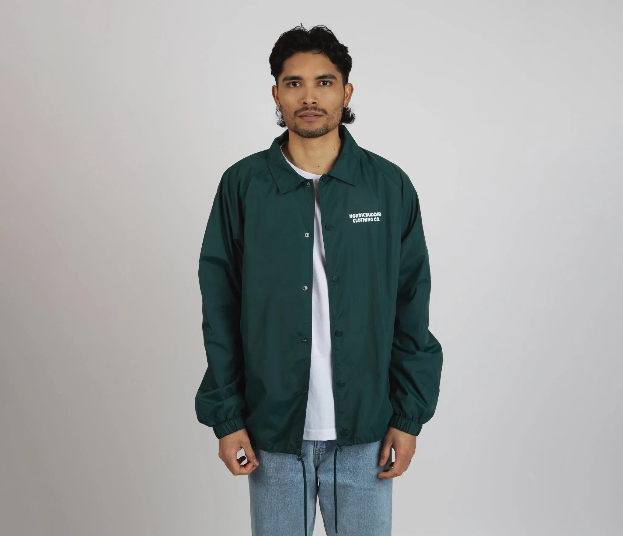 Moomintroll Coach Jacket - Forest Green