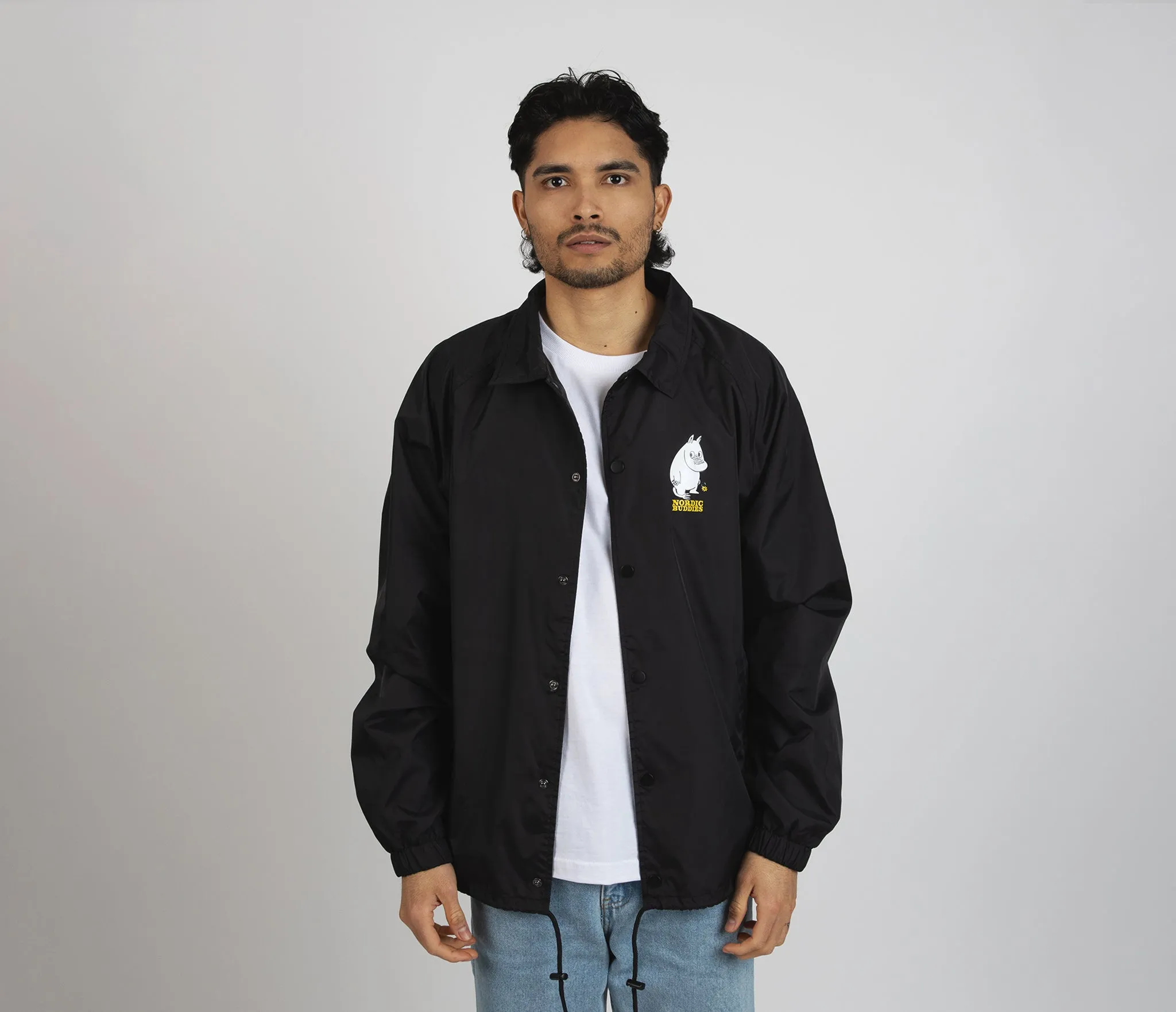 Moomintroll's Flower Coach Jacket - Black